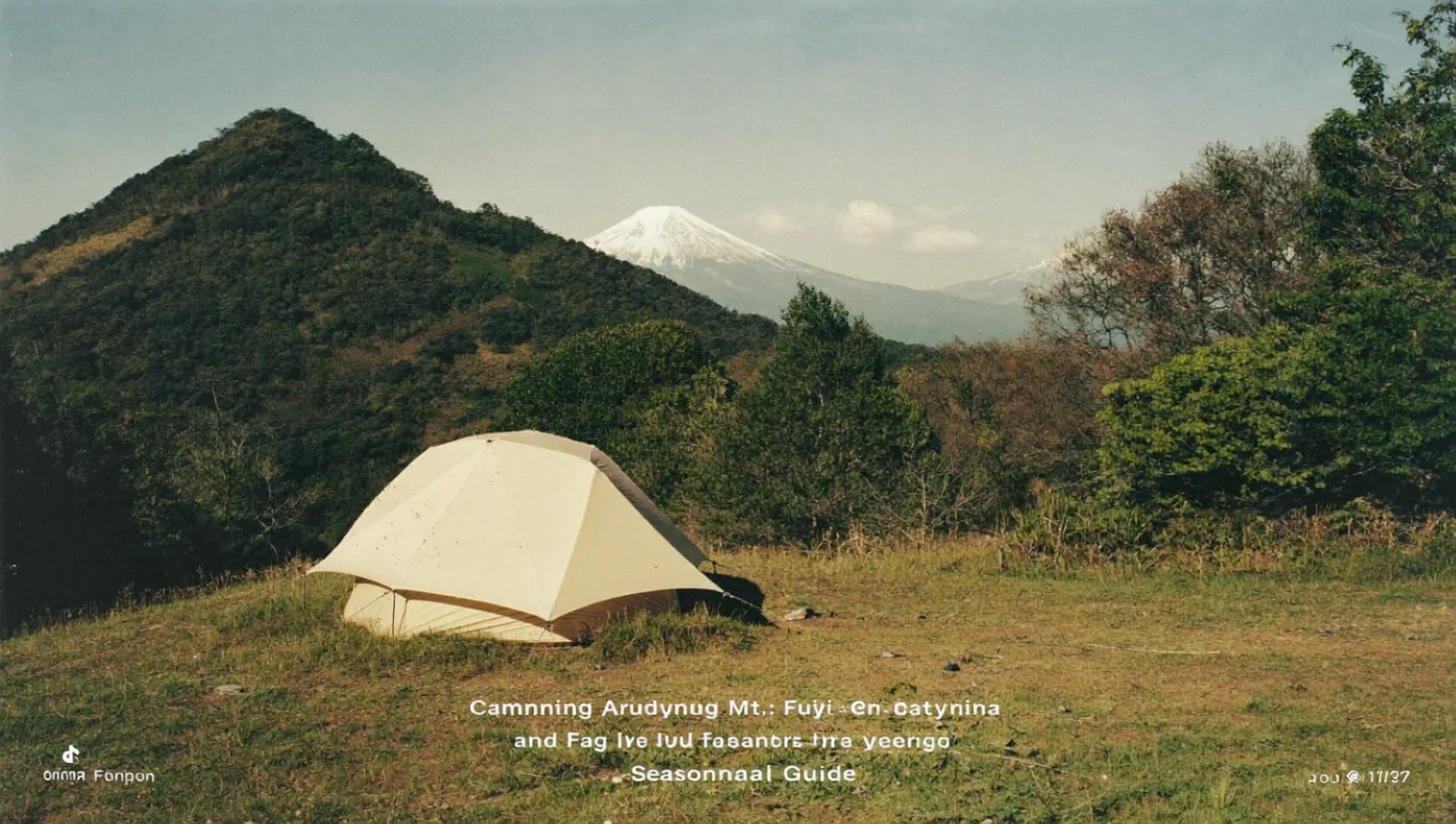 Camping Around Mt. Fuji and the Fuji Five Lakes: A Seasonal Guide