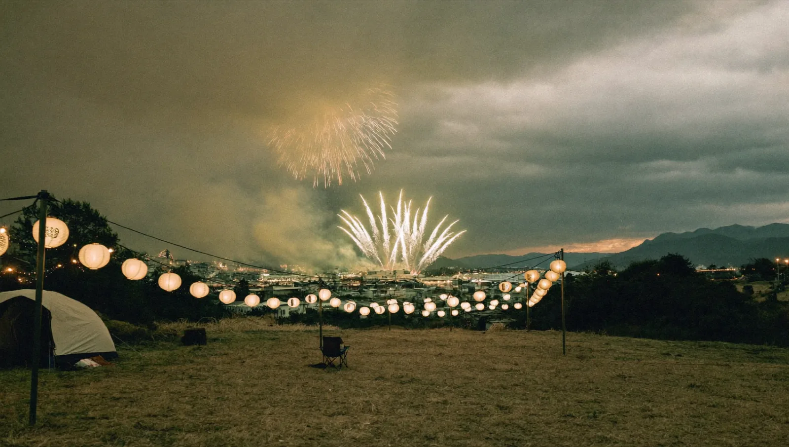 Camping Around Niigata's Great Fireworks Festivals